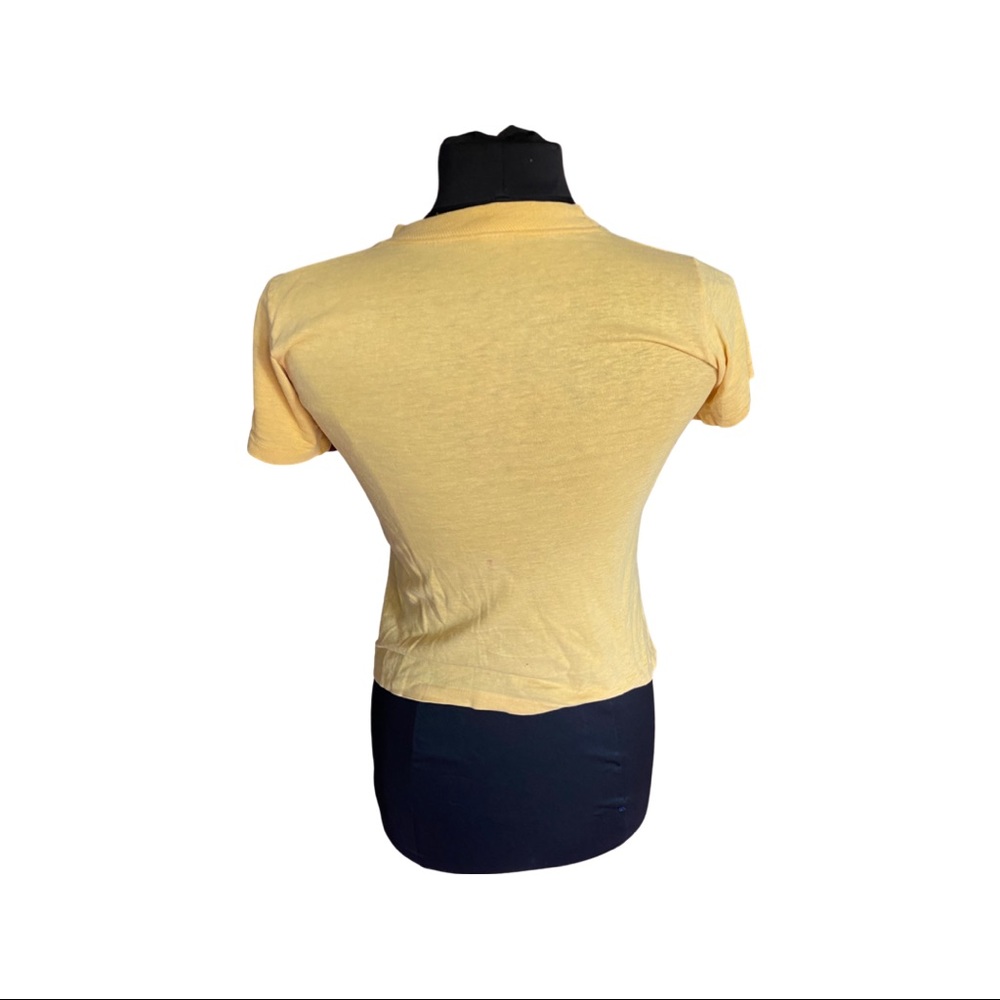 Vintage 70s yellow Dyn-O-Mite t shirt rare - Picture 3 of 5